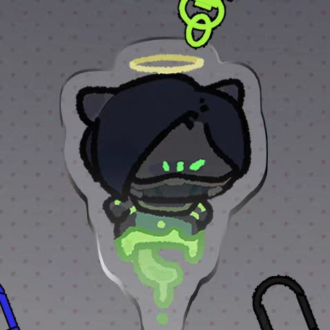 Val Wounded Agent Kittens Mini Acrylic Charms