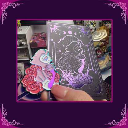 HB stolas-Fan Art Edition Rainbow Plated Enamel Pin-affection