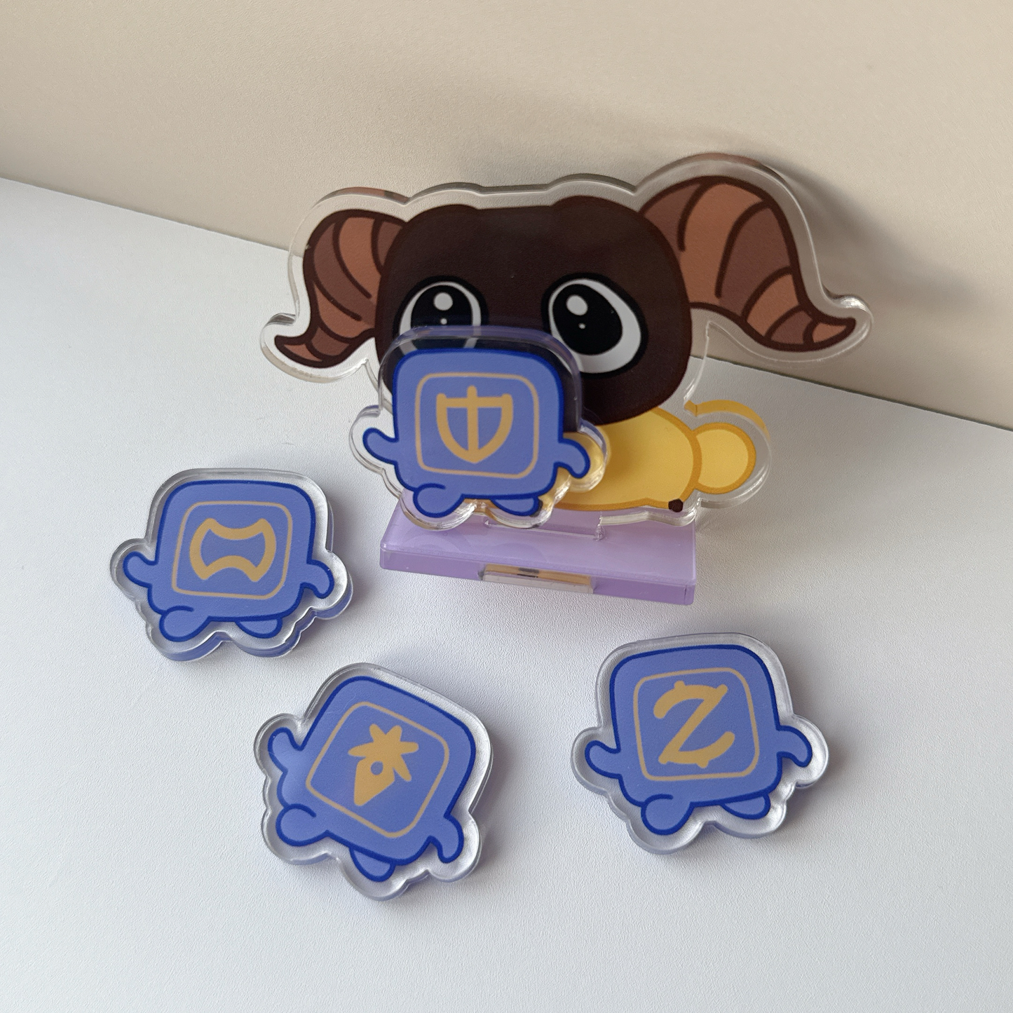 FINALFANTASY XIV FFXIV YAN Magnetic Interchangeable Job Icon Acrylic Standee