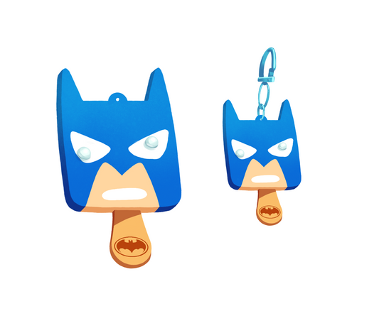 batman and joker popsicle keychain