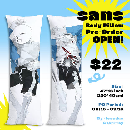 [Pre-order] sans body pillow cover