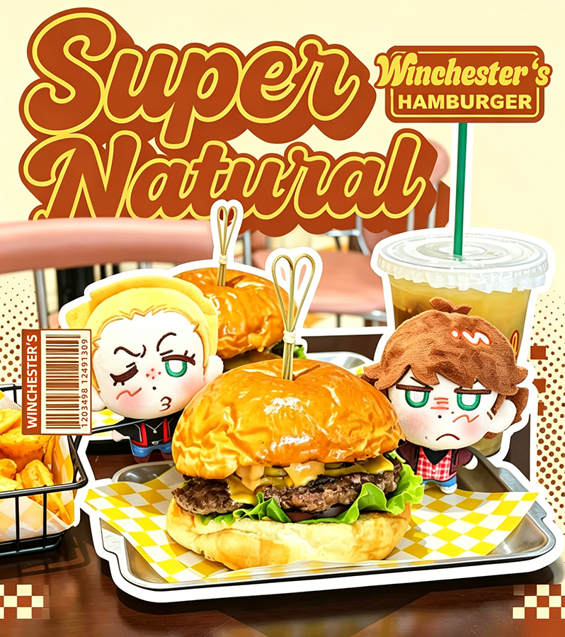 [Pre-order] Supernatural Sam x Dean Sassy Bros 10cm Cotton dolls