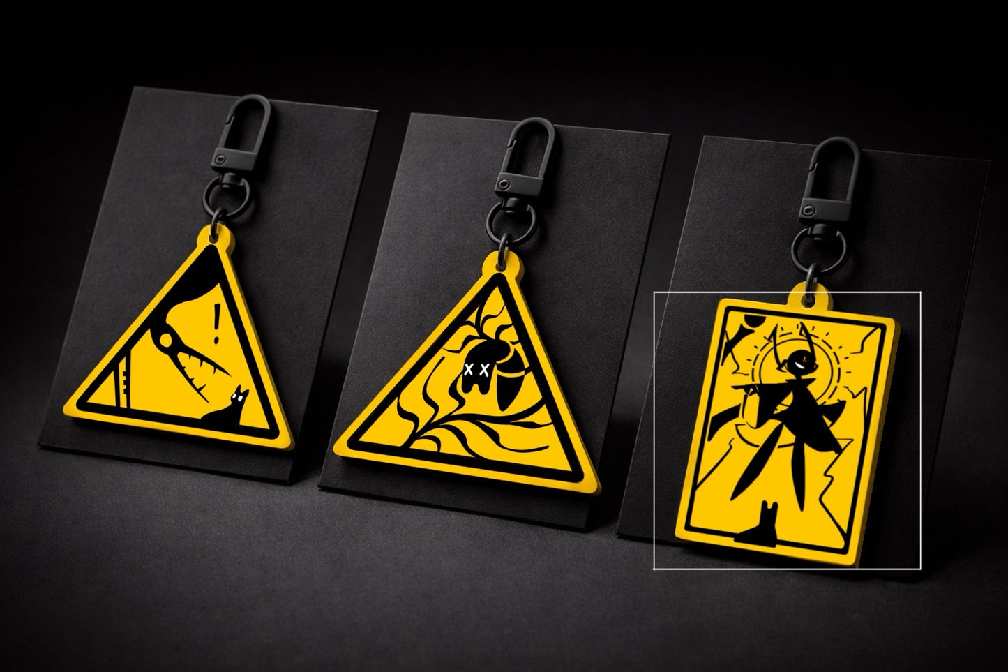 [Pre-order] Rainworld Warning Signs Wooden Charms