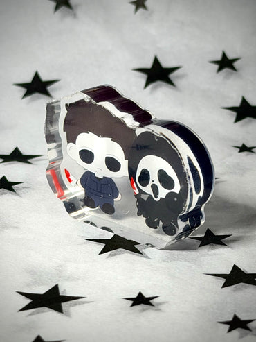 [In-stock]5CM Thick Acrylic Standee, Ghost Face & Michael Myers
