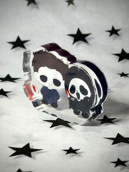 [In-stock]5CM Thick Acrylic Standee, Ghost Face & Michael Myers