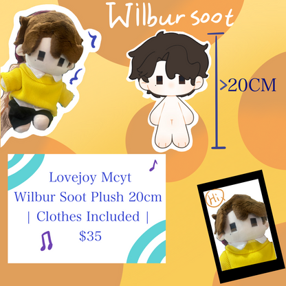 [Pre-order]Wilbur soot plush