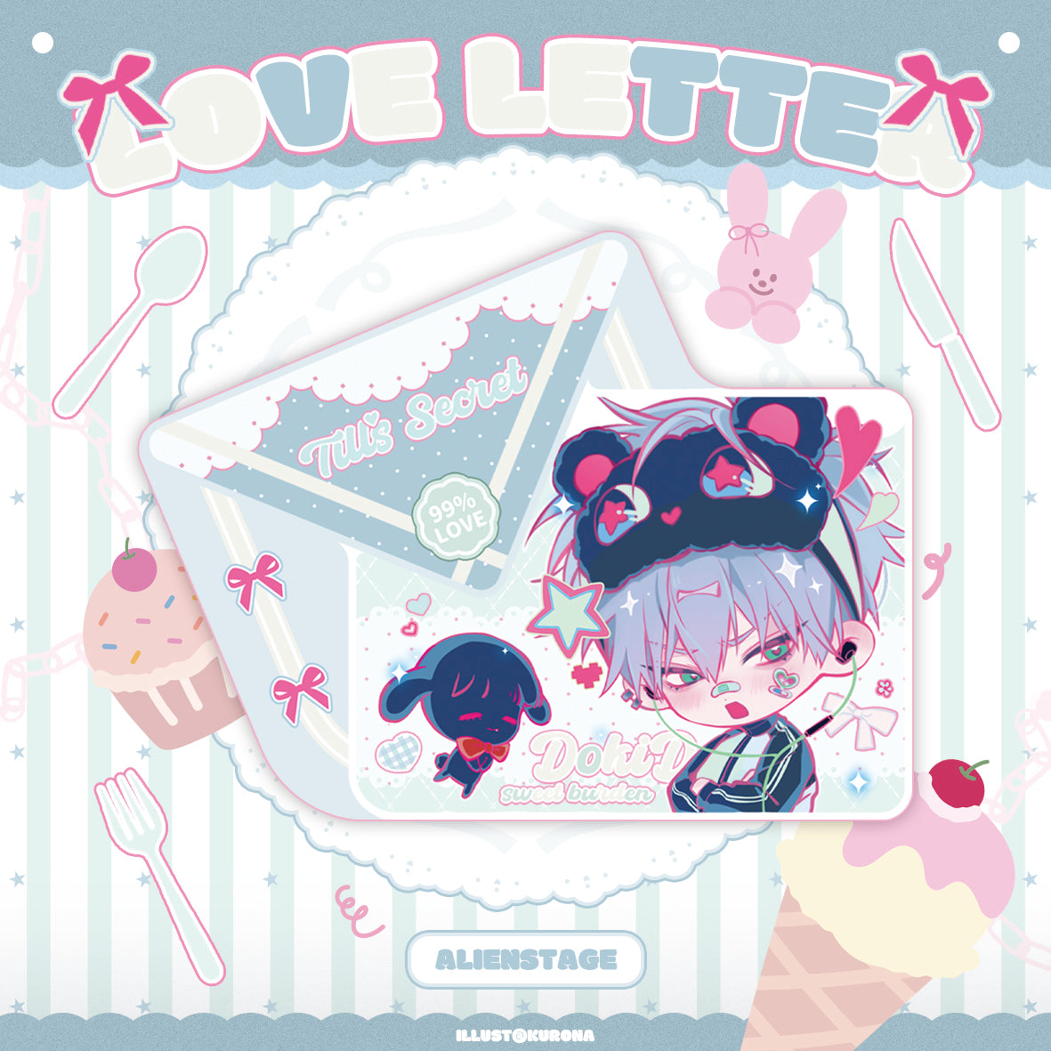 Pre-sale ALNST Loveletter ivantill Irregular Badges