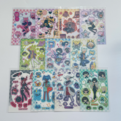 FINALFANTASY XIV FFXIV The Arcadion Prism Holographic Stickers