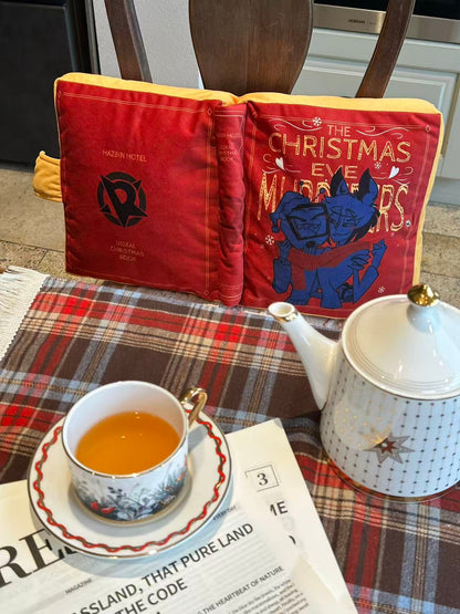 [in-stock] HH- VOX&ALASTOR Furry book-shaped throw pillow