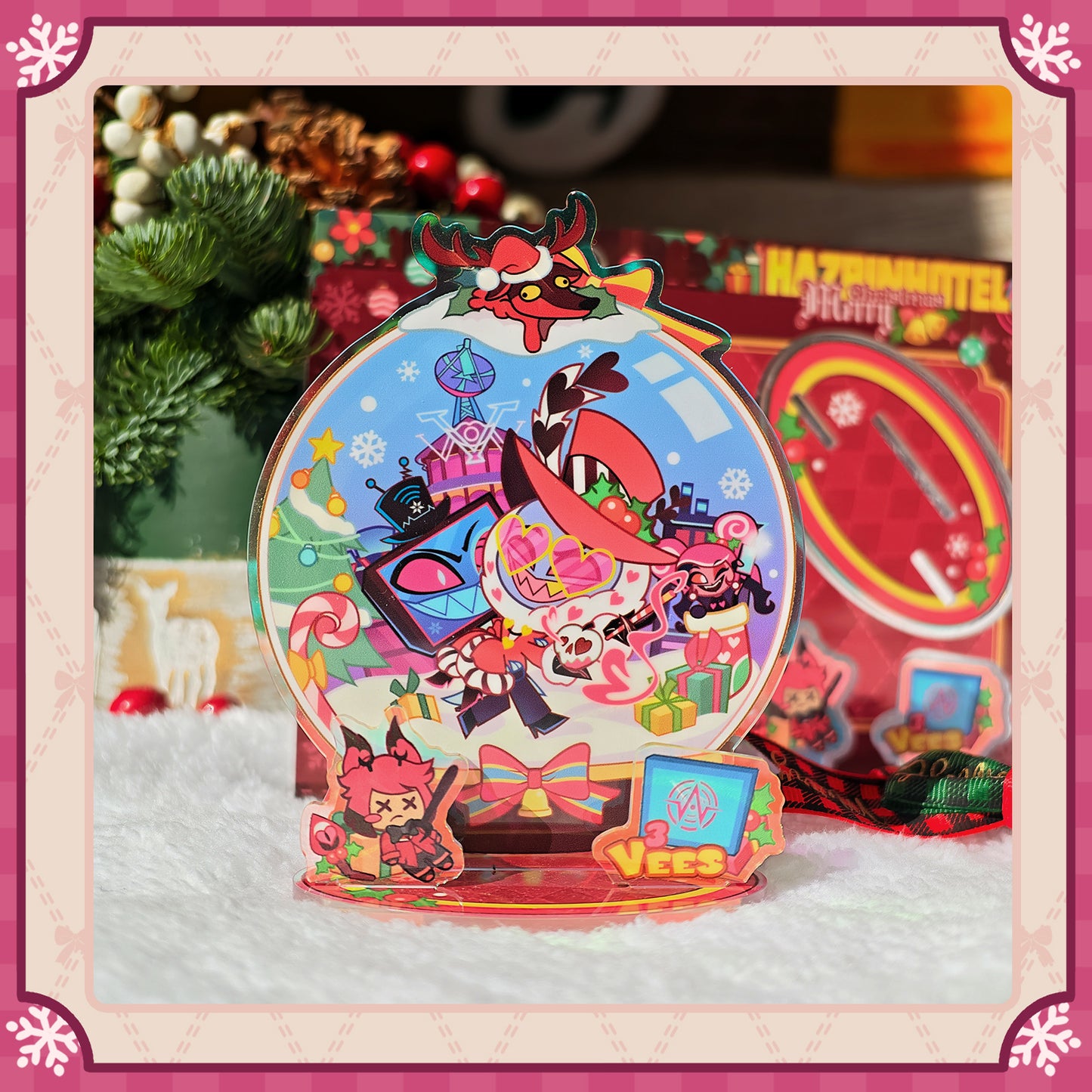 Hazbin Hotel-Hazbin Holiday🎄-Raised Acrylic Standee