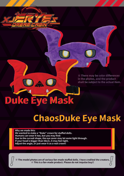 [In-stock]Duke Eye mask/Chaos Duke Eye mask