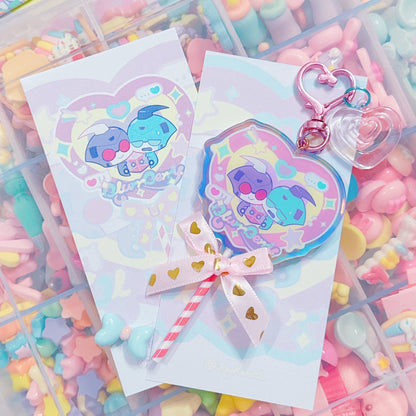Blurr and SG Blurr Lolipop Acrylic Charm
