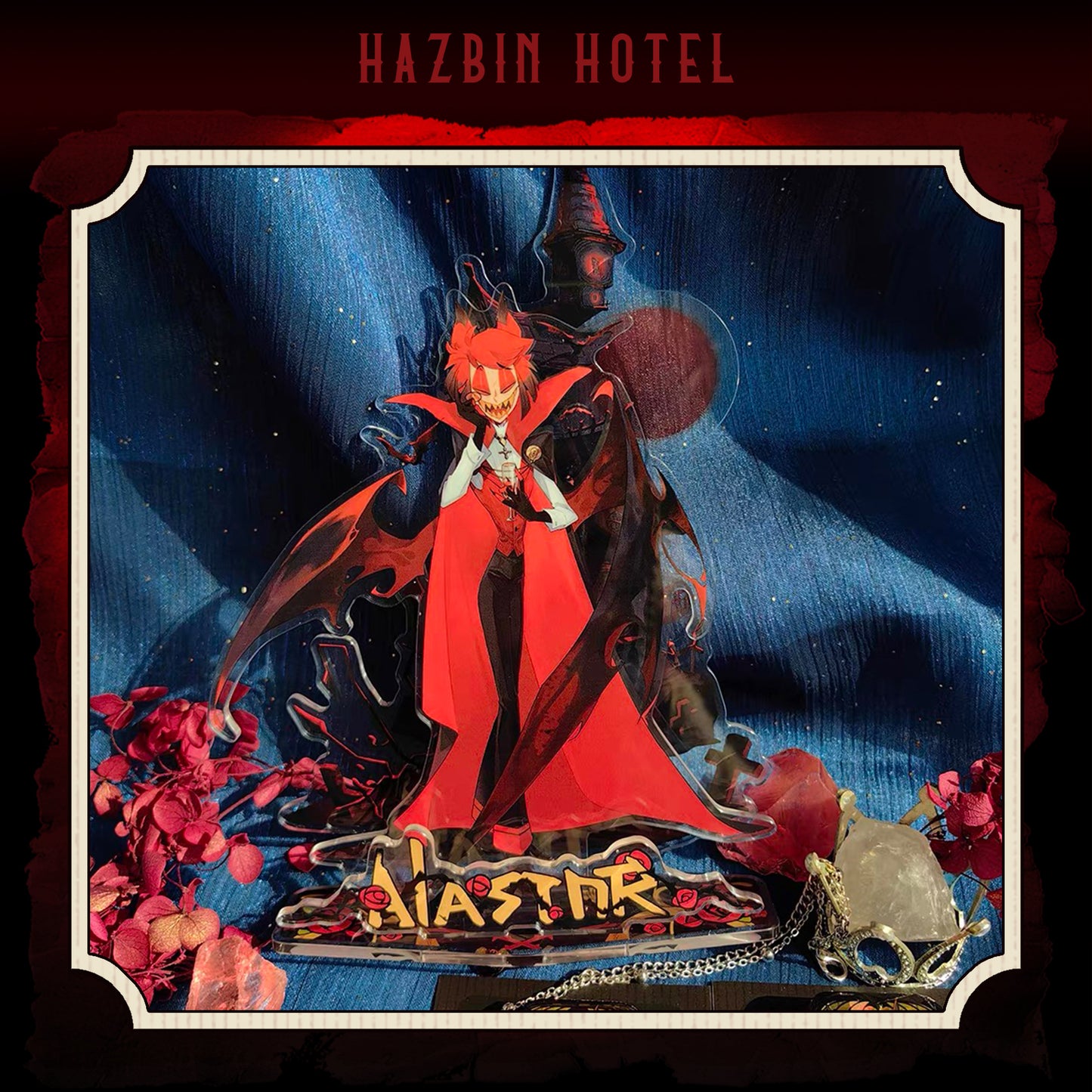 Hazbin Hotel-Fan Art Acrylic Standee-Moonlit Night Series