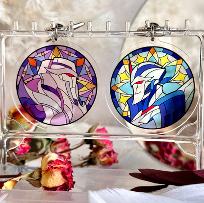 [In-stock]Megastar Stained Glass Key Chain