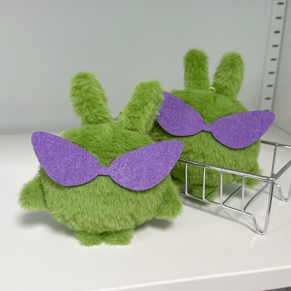 FINALFANTASY XIV FFXIV Dancing Green Handmade Shake & Sound Plush Keychain