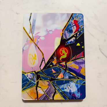 Shattered Mirror-Three Layer Thick Acrylic