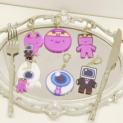 [Pre-order]Magnetic Egg Cookie & Purple Cookie  Plushie Acrylic