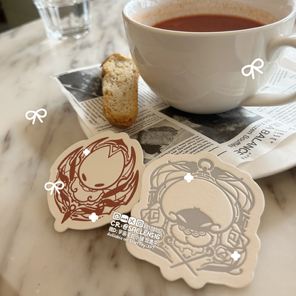 Silksong Hornet & Lace Paper Pin