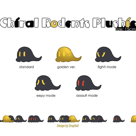 [In-stock] Chiral Rodents Plushie