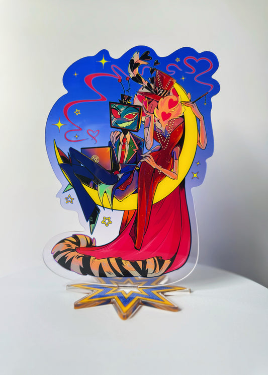 [Pre-order] StaticMoth: «Moon Lovers» standee 💫