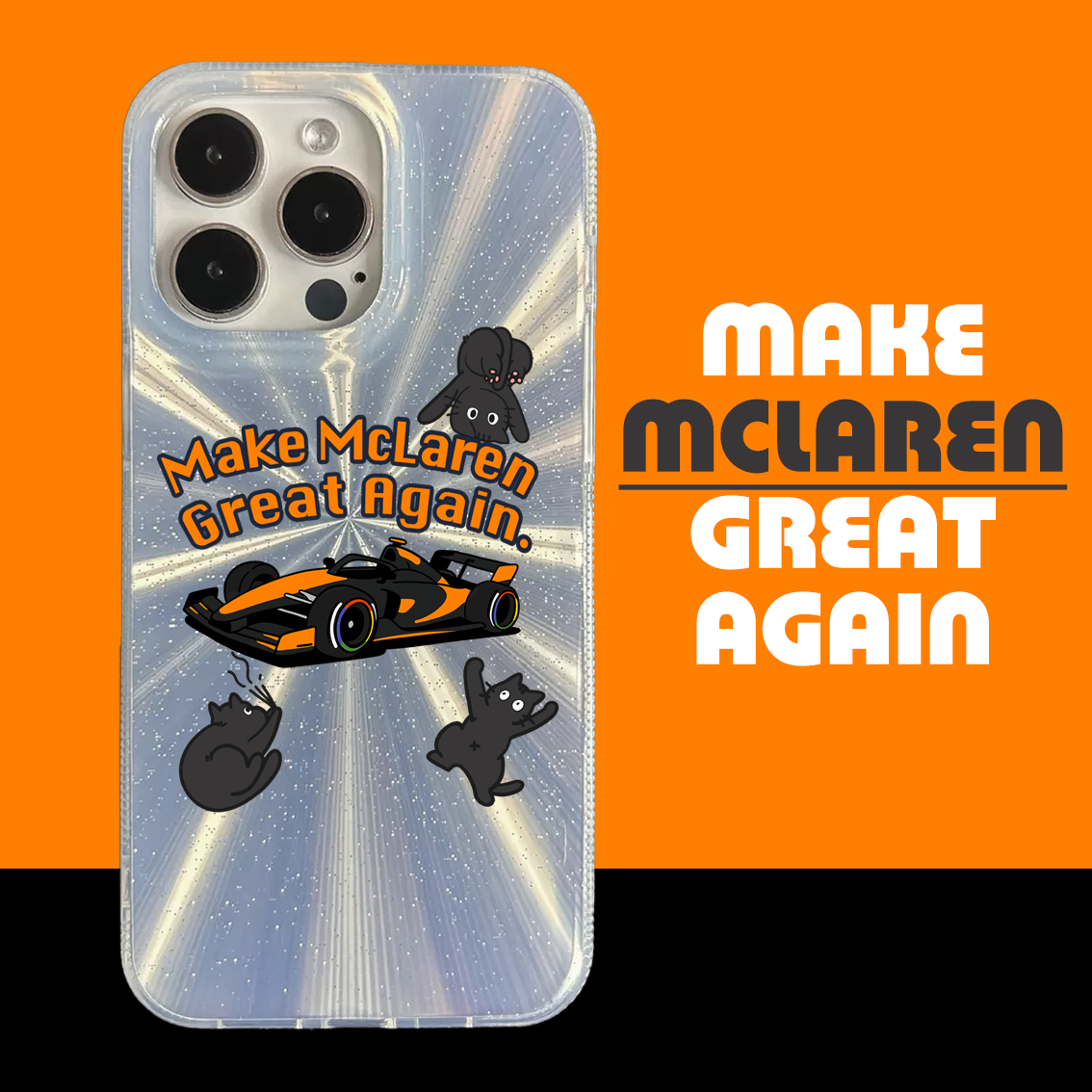 [Pre-order] F1 fan-made team holographic phone case
