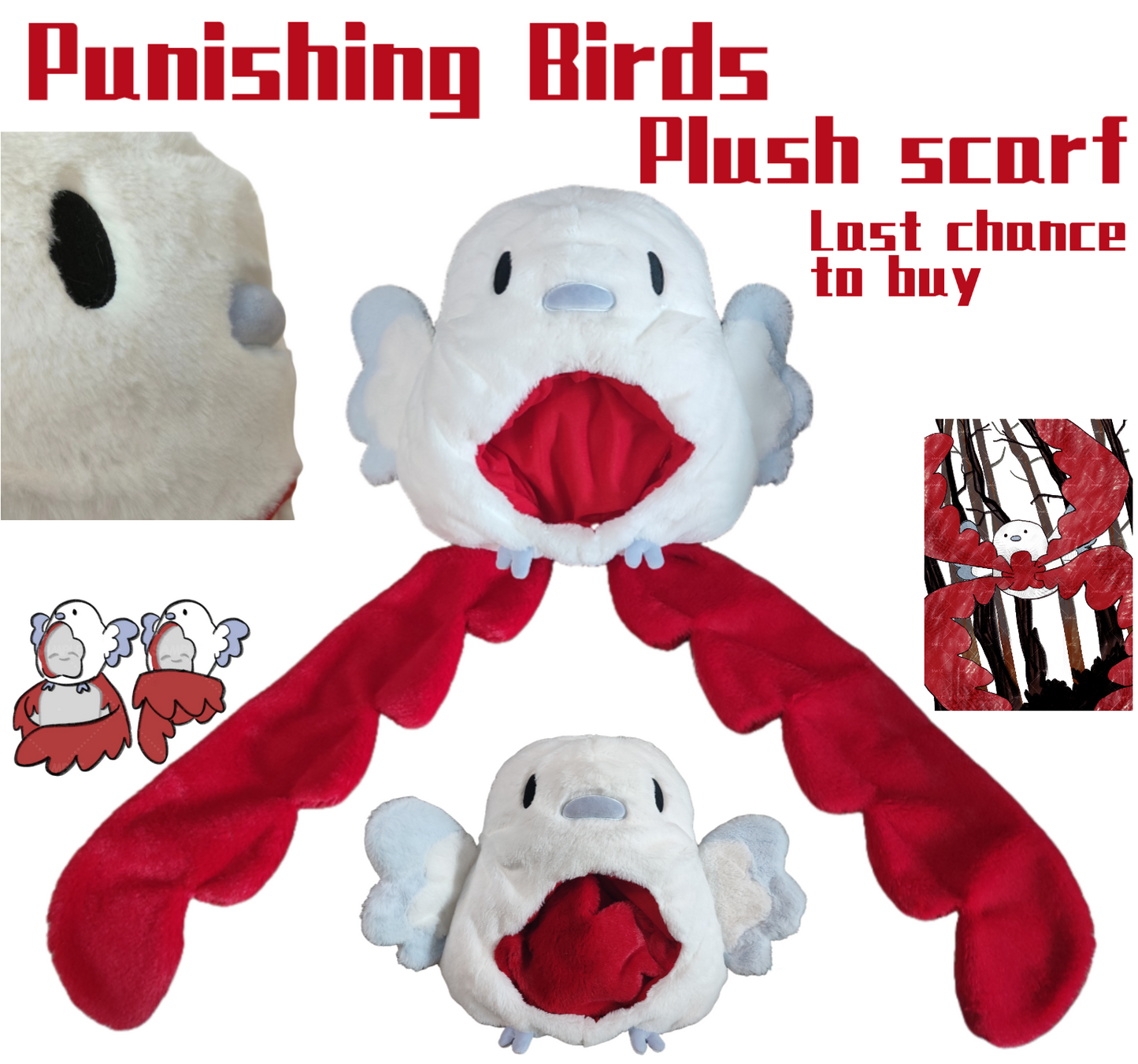 Pre-sale Punishing Birds Scarf and Special Gifts