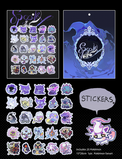 [Pre-order]Spooky Ghost Sticker A