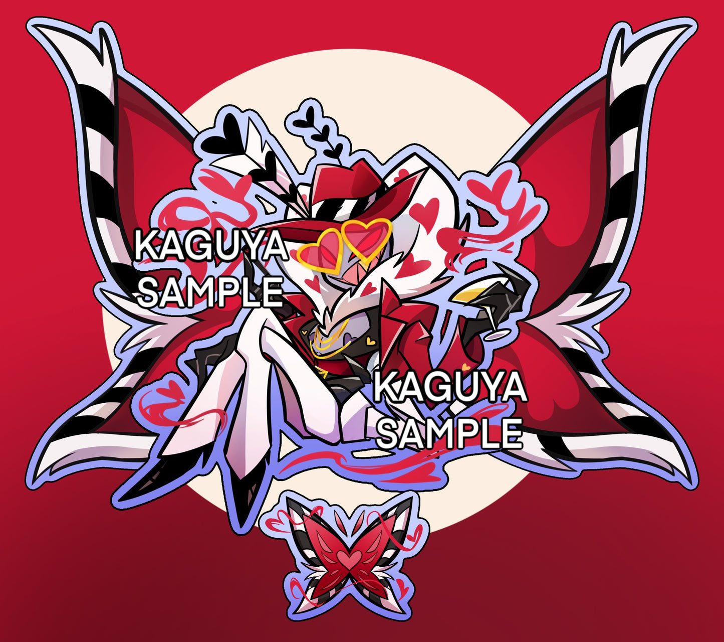 Valentino Wings Movable Key Chain