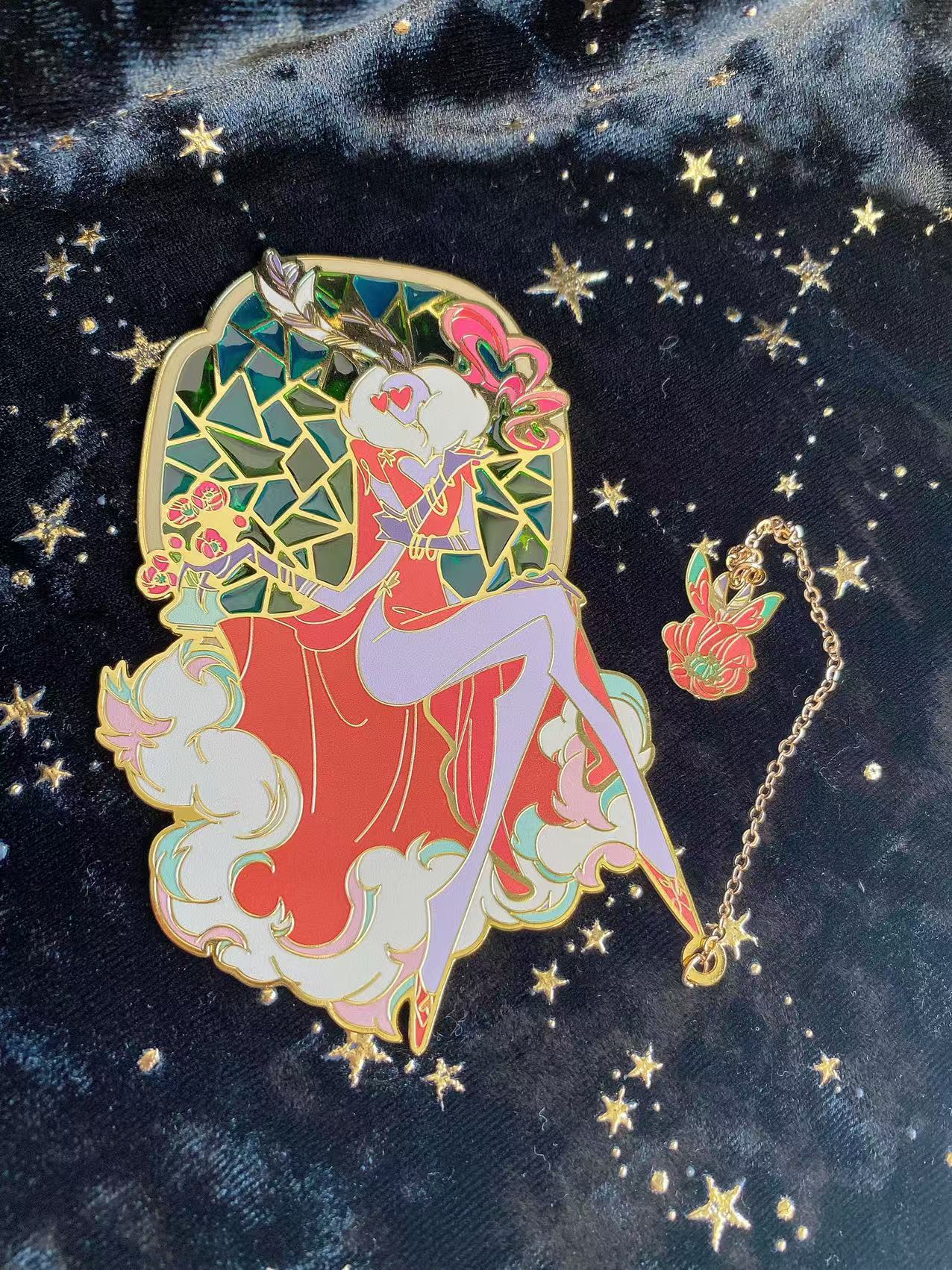 ハズビンホテル：エメラルドドリーム ヴァレンティノ メタルブックマーク