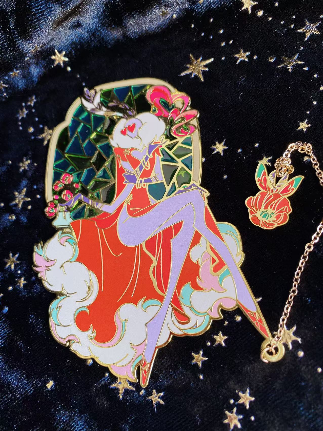 ハズビンホテル：エメラルドドリーム ヴァレンティノ メタルブックマーク