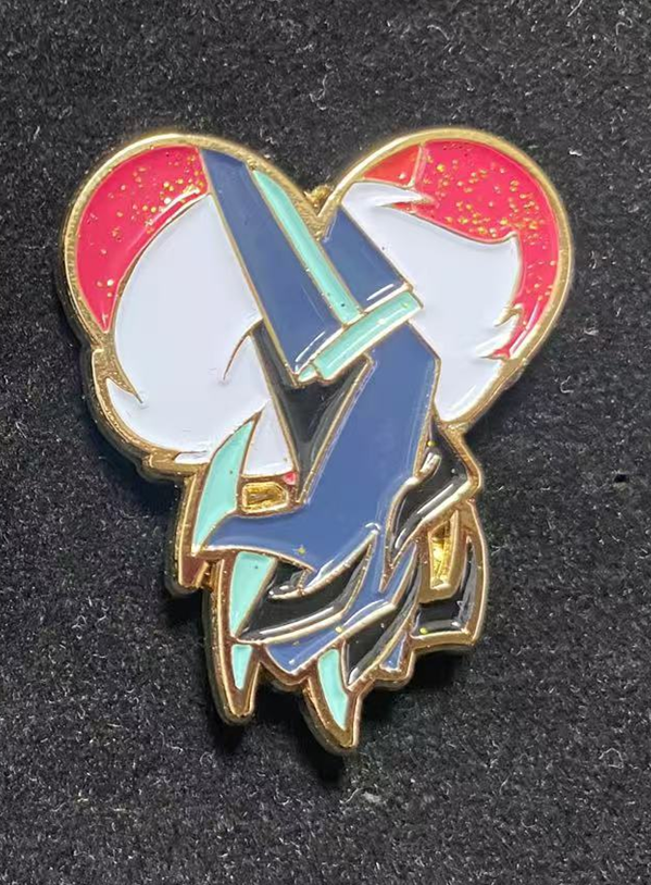 In Stock “speechless” enamel pin