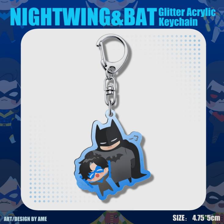 [In-Stock] DC-Glitter Keychain