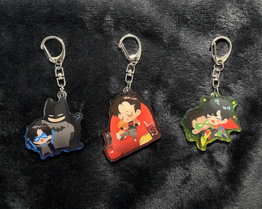 [In-Stock] DC-Glitter Keychain