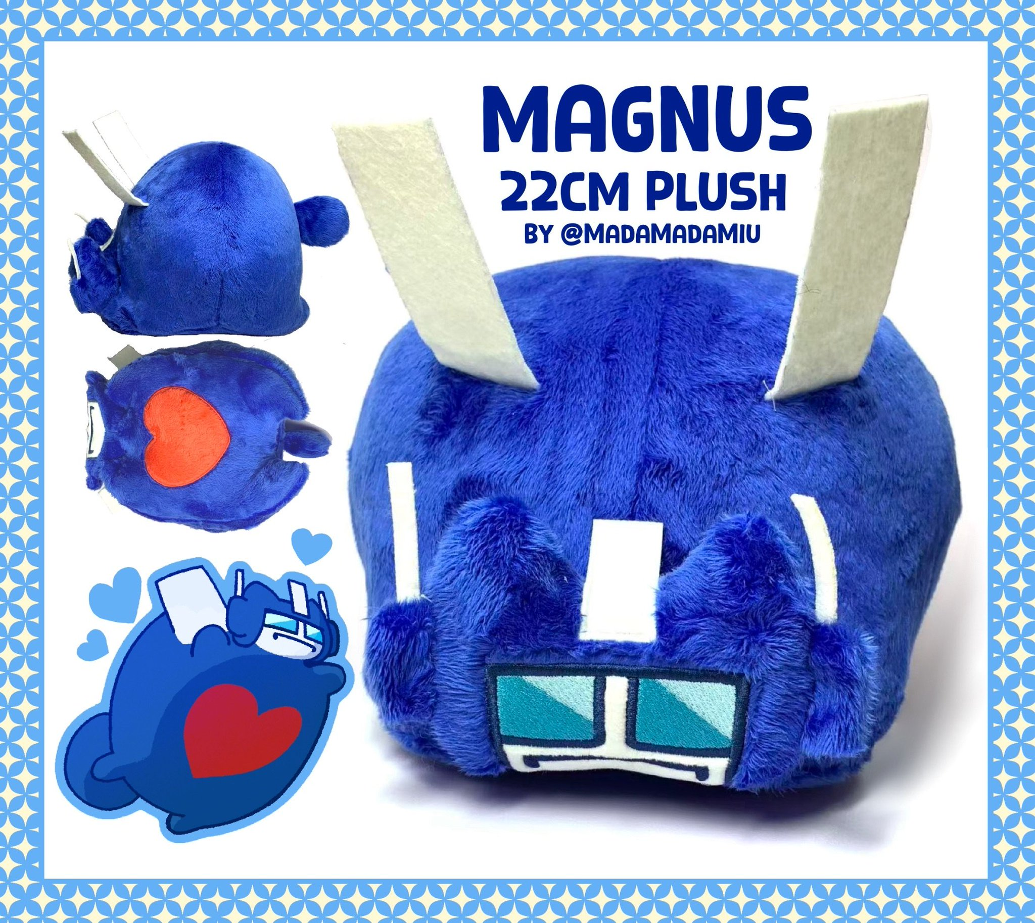 [In-Stock]-22cm Magnus Cat Plush – StarrToy