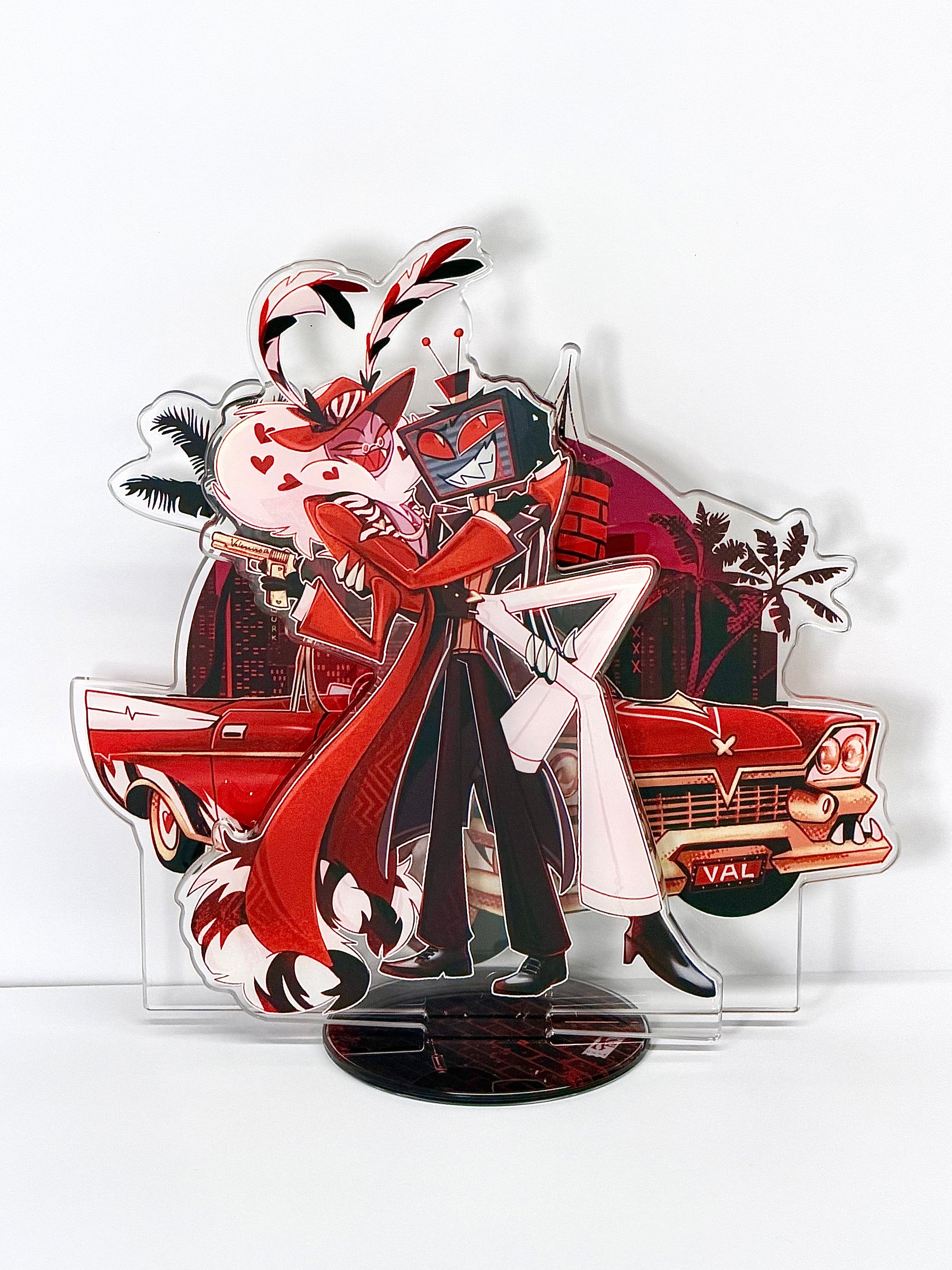 hazbin hotel バレンタイン アクスタVox & Valentino Pre-sale]Vintage Voxval standee – StarrToy