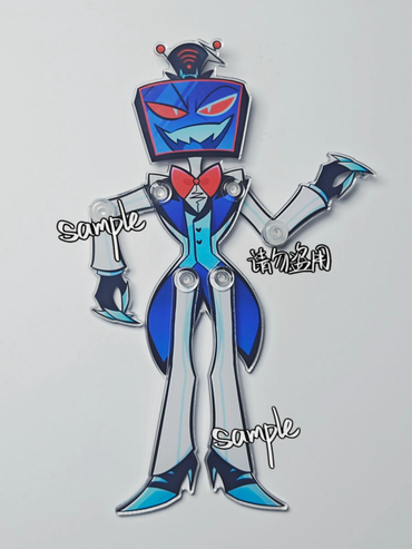 Acrylic poseable puppets