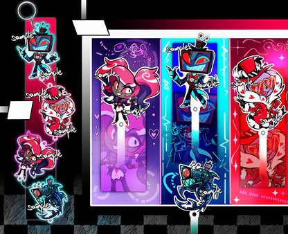 [Pre-order] The Vees Photo Prop Stick & Holographic Detachable Acrylic Charm