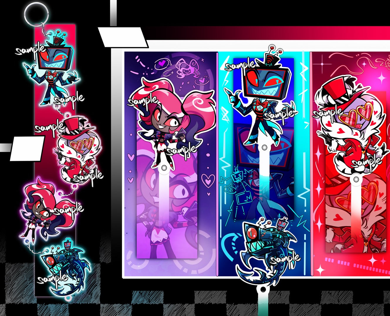 [Pre-order] The Vees Photo Prop Stick & Holographic Detachable Acrylic Charm