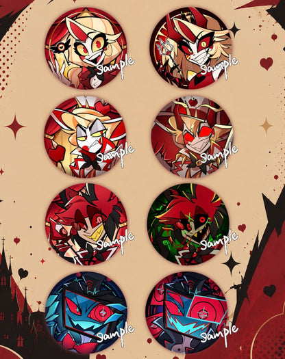 [Pre-order] Sinners to Demon Face Changing Badege/Lenticular Badge
