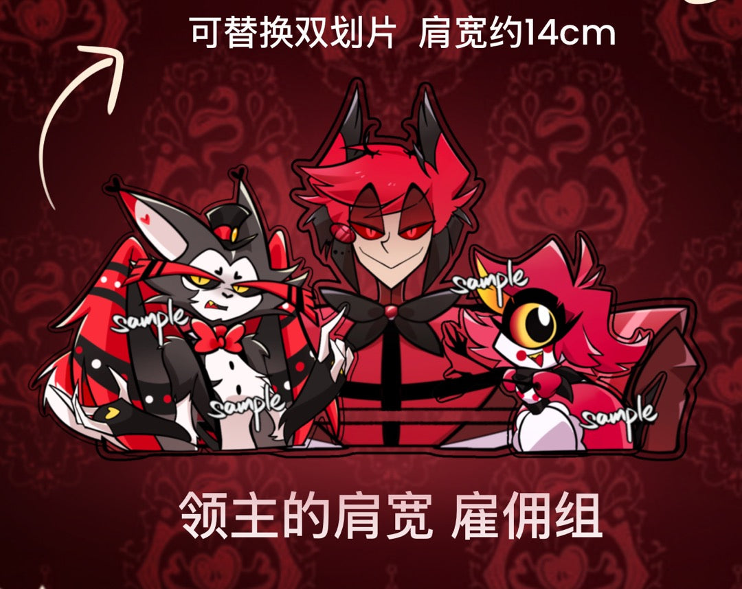 [Pre-order] Overlord Shoulder Width Acrylic Sliding Ruler