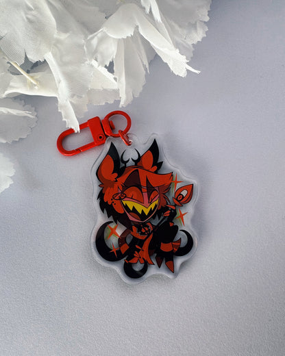 [Pre-order]Alastor and Lucifer keychains