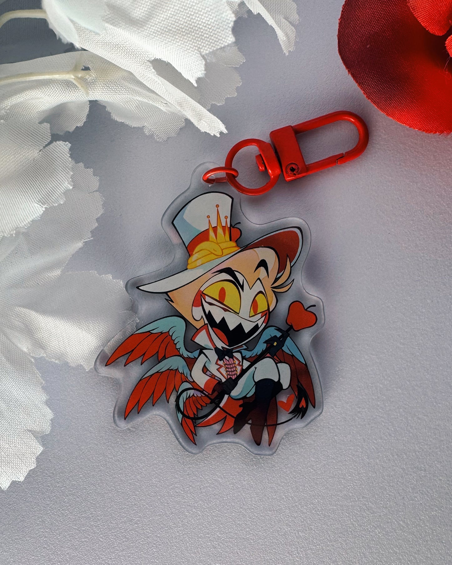 [Pre-order]Alastor and Lucifer keychains