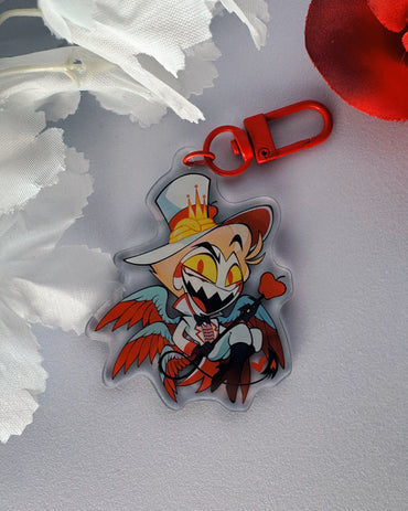 [Pre-order]Alastor and Lucifer keychains