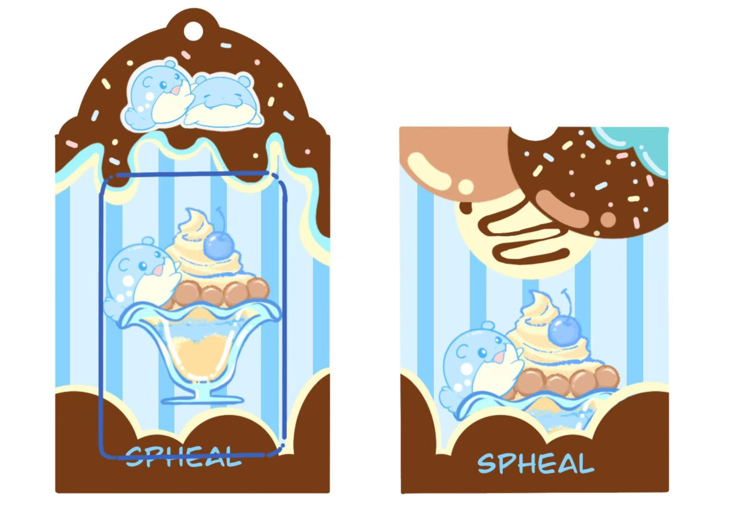 Spheal Card Sleeve and Clodsire Mouse Pad