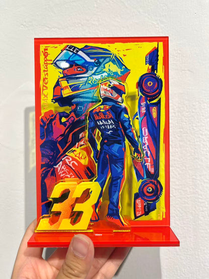 Max Verstappen double layer standee