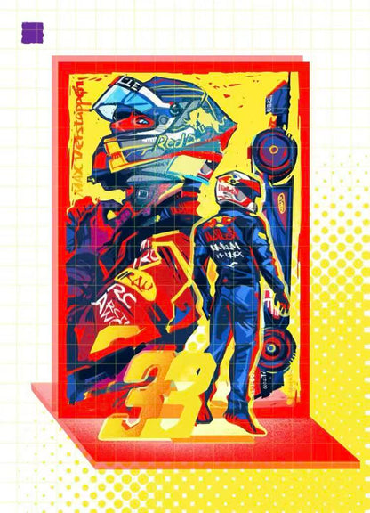Max Verstappen double layer standee