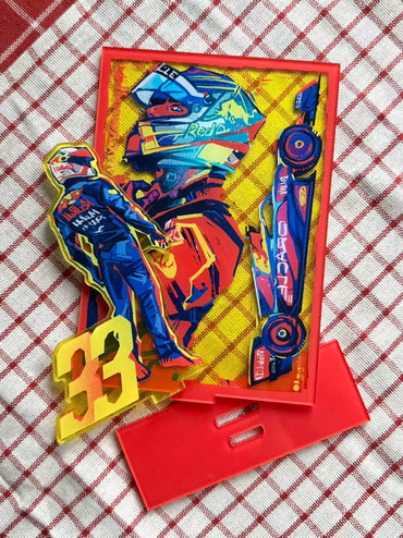 Max Verstappen double layer standee