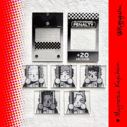 F1 50 Seconds Penalty Megnetic Keychain