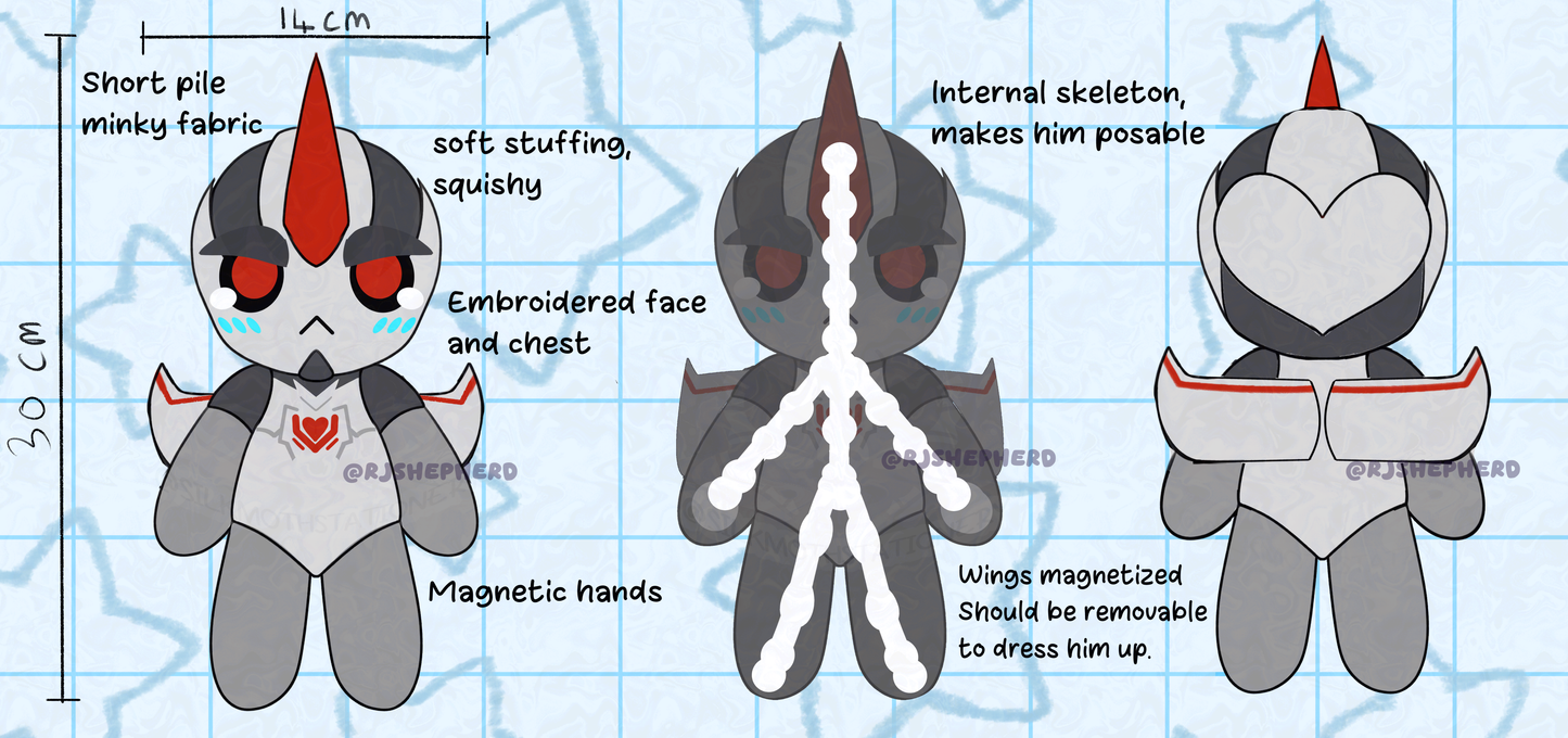 30cm tfp Plushscream