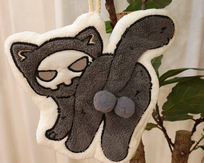 [Pre-order] Simon Cat Coral fleece hand towel